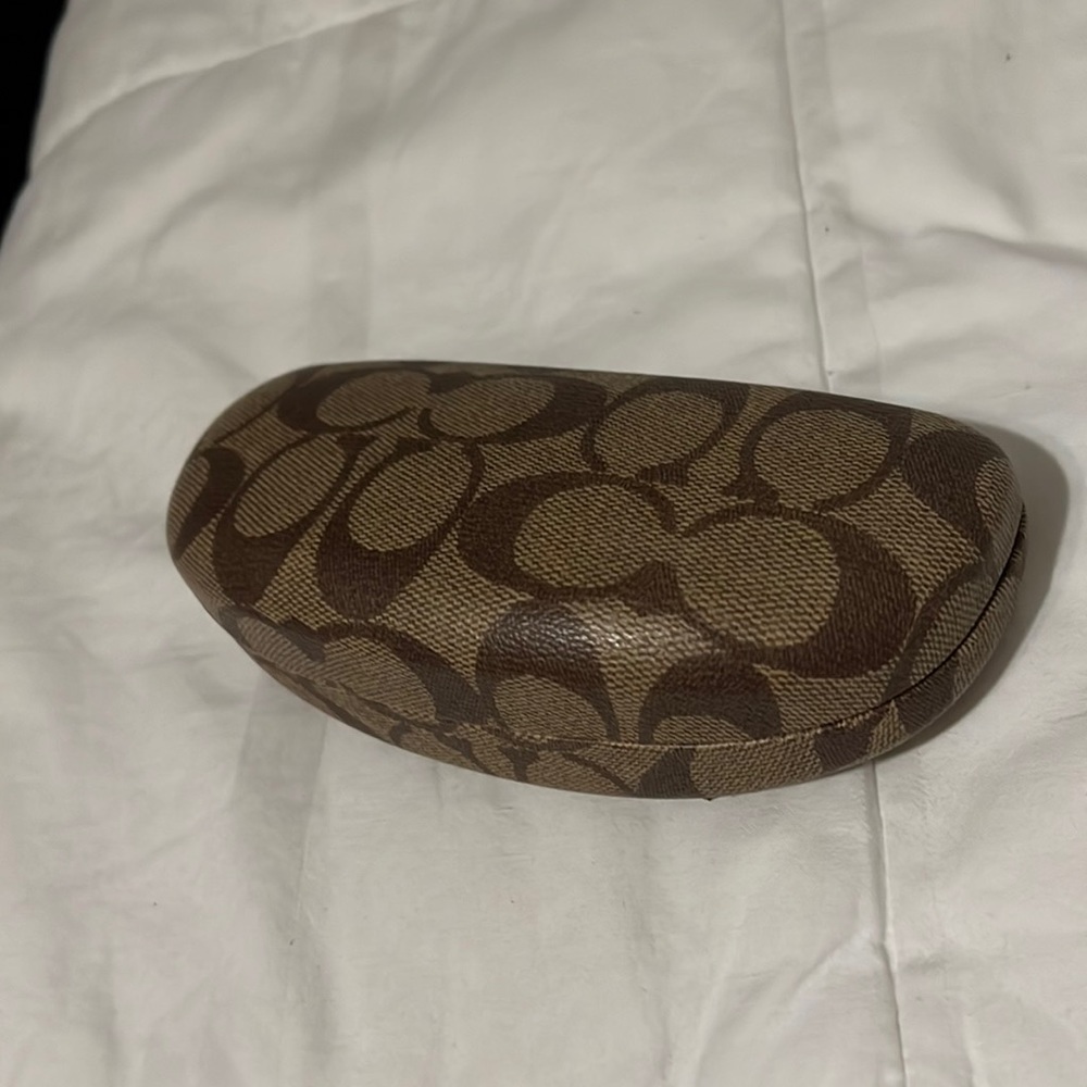 Coach eyeglass case